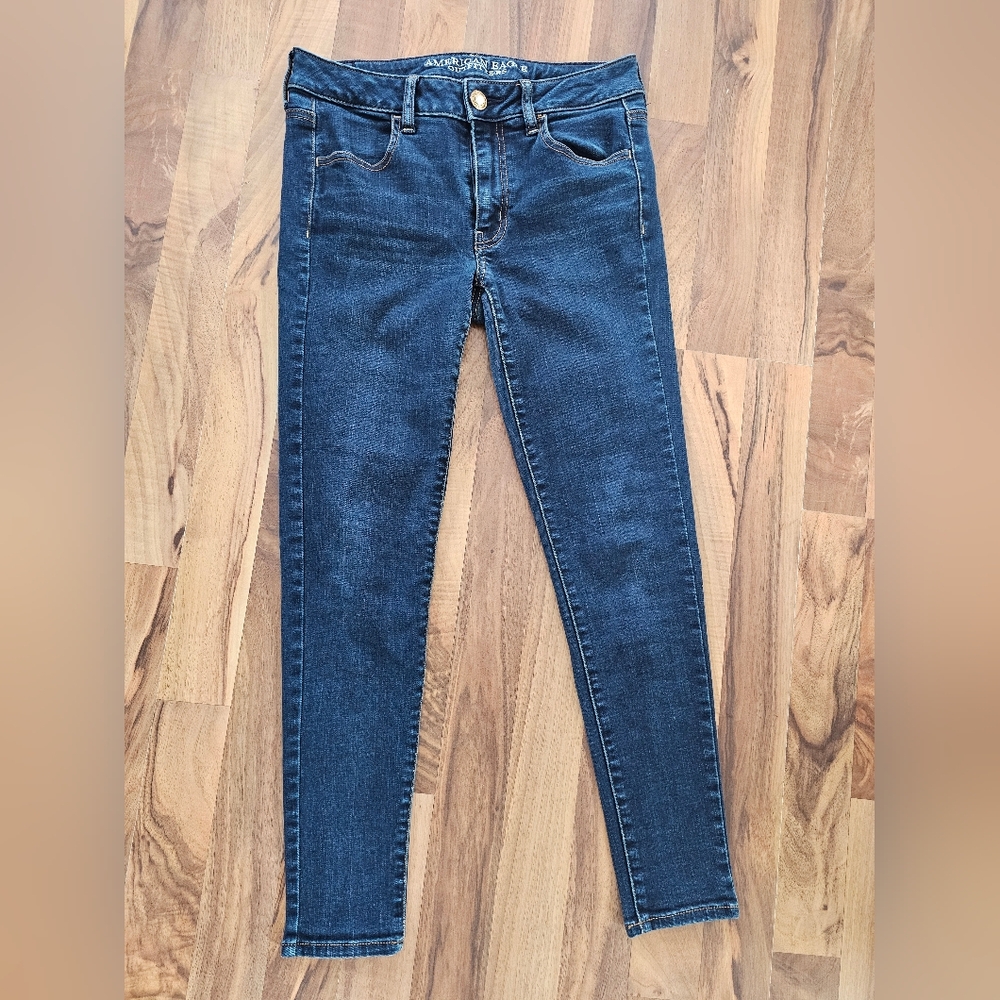 American Eagle Outfitters Dark Blue Jeggings